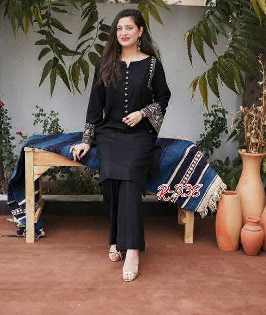 New Aari Work Kurta and palazzo Set